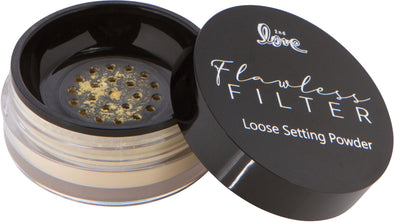 Image of Flawless Filter Loose Setting Powder by 2nd Love Cosmetics in a white background.