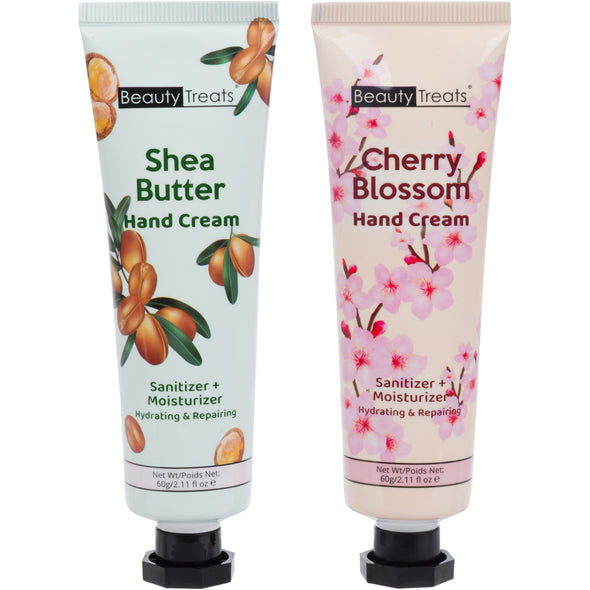 SOOTHING HAND CREAM MOISTURIZER & SANTIZER - SHEA BUTTER & CHERRY BLOSSOM