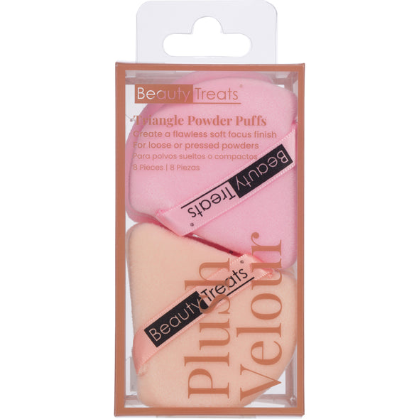 8 Pc Plush Velour Puff Set