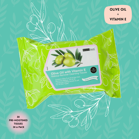 OLIVE OIL MAKEUP REMOVER TISSUE