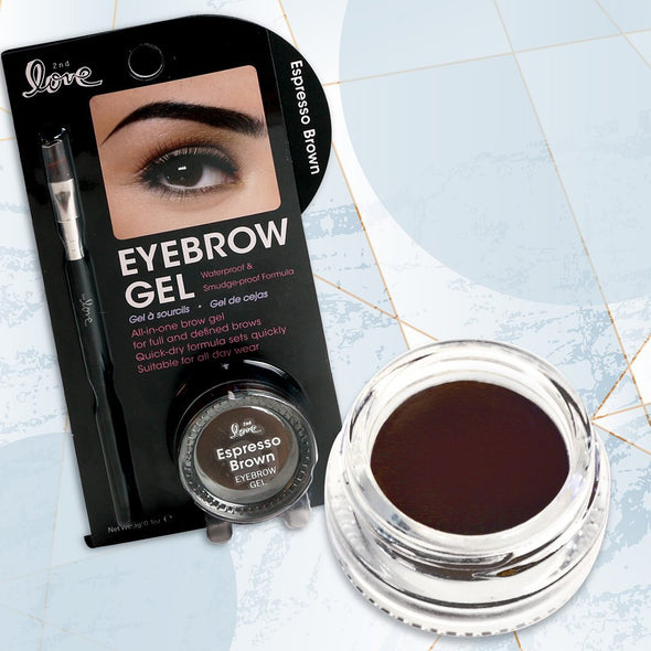 2nd Love Eyebrow Gel with Brush - Espresso Brown