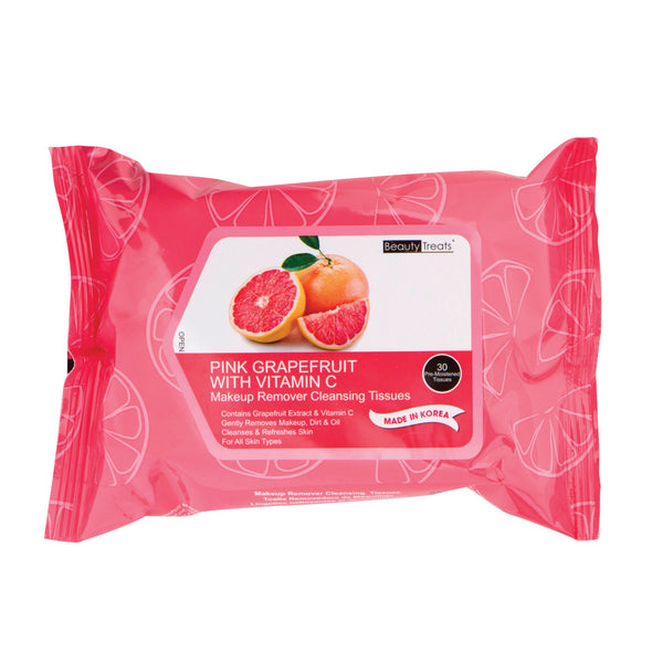Pink Grapefruit Makeup Remover Tissues