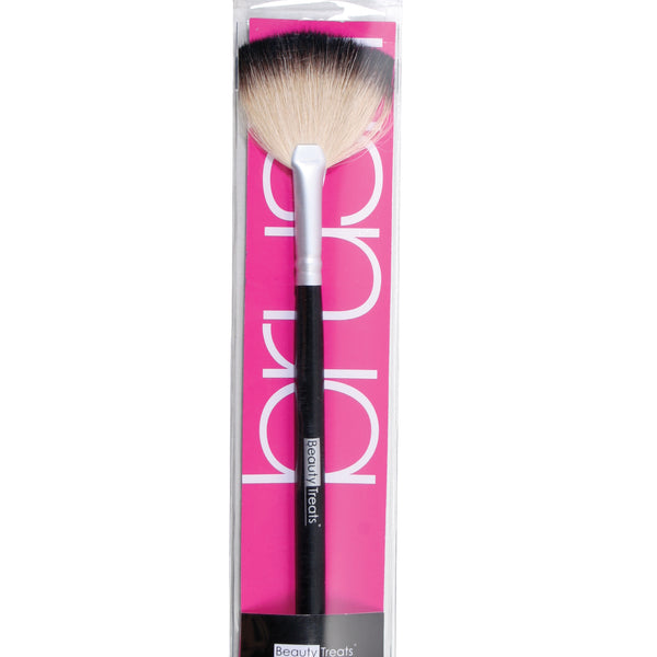 single 2nd love cosmetics Fan Powder Brush - Beauty Treats on white background