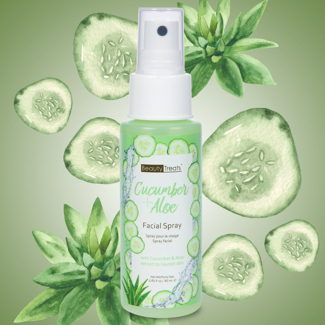 aloe vera spray for plants Cucumber + Aloe Facial Spray | Beauty Treats