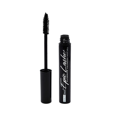 Image of Epic Lashes Mascara black bottle and wand applicator by Beauty Treats in a white background.