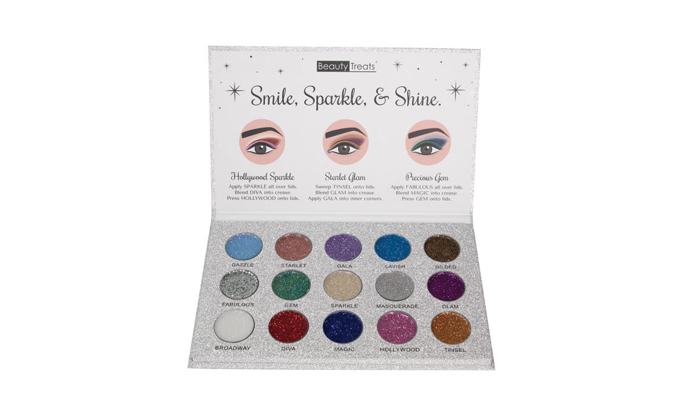 24 Sparkle Eyeshadow Palette - 2nd Love Cosmetics